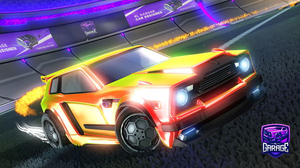 A Rocket League car design from Xman_611