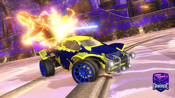 A Rocket League car design from Toki_RL