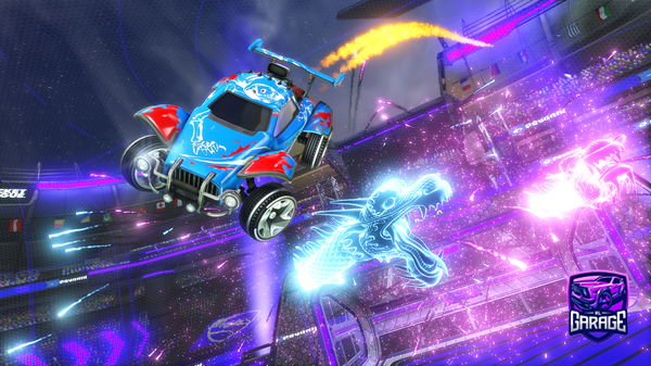 A Rocket League car design from foxySNW