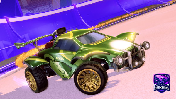 A Rocket League car design from gibborl