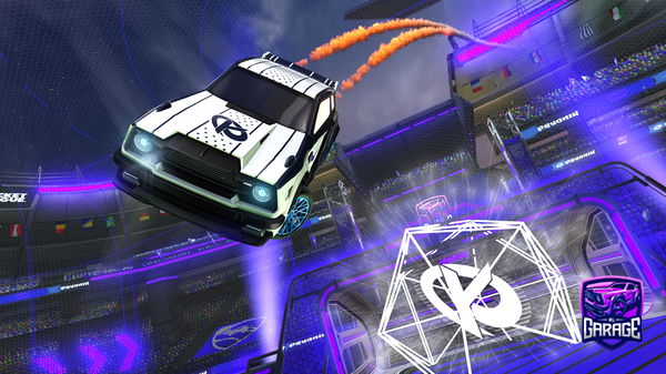 A Rocket League car design from yochibre