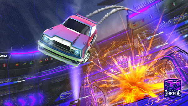 A Rocket League car design from Necromagster