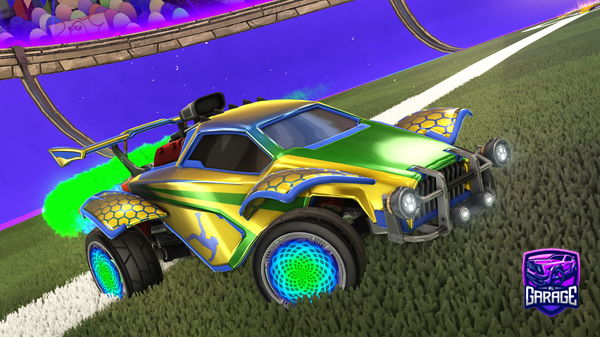 A Rocket League car design from Tlar6