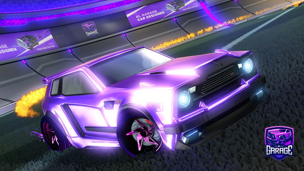 A Rocket League car design from wataya