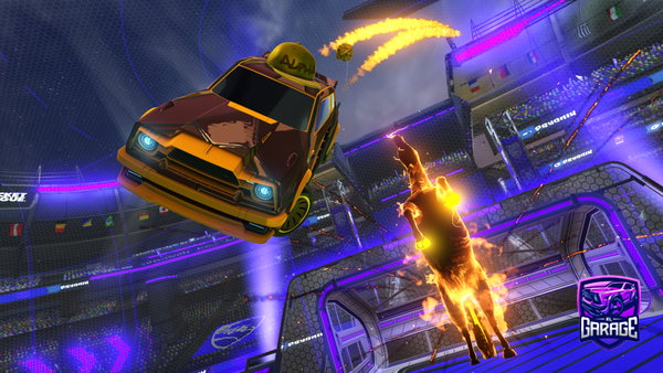 A Rocket League car design from Xaviqxaviq