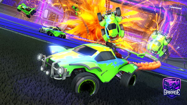 A Rocket League car design from Pradinho33