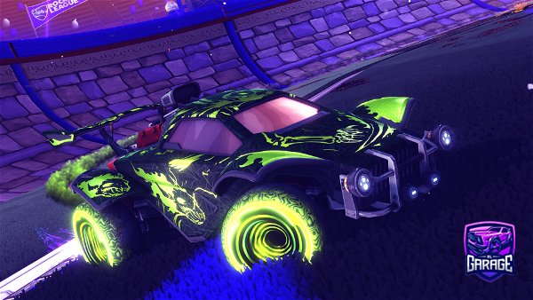A Rocket League car design from TORNAYYDO