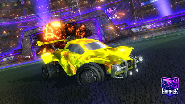 A Rocket League car design from wuapilaro