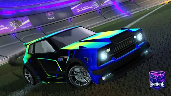 A Rocket League car design from DerekC