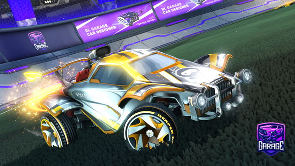 A Rocket League car design from Skib____