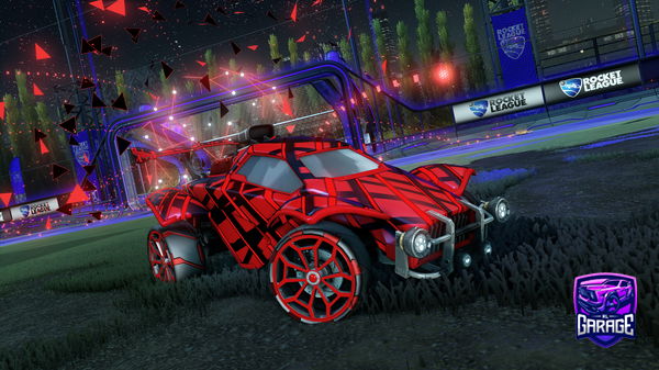 A Rocket League car design from CODE_Olember