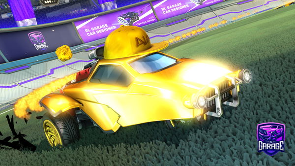 A Rocket League car design from not_Quadra