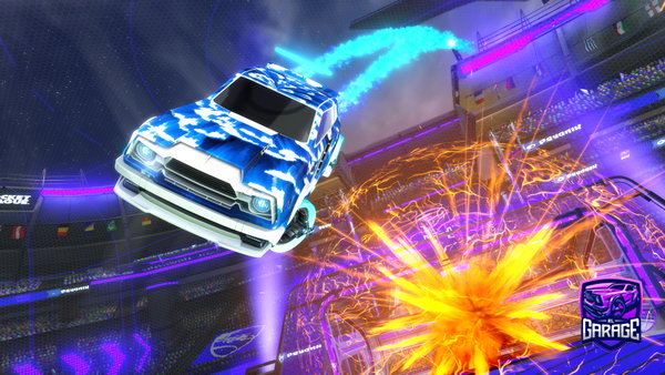 A Rocket League car design from MrShiba077