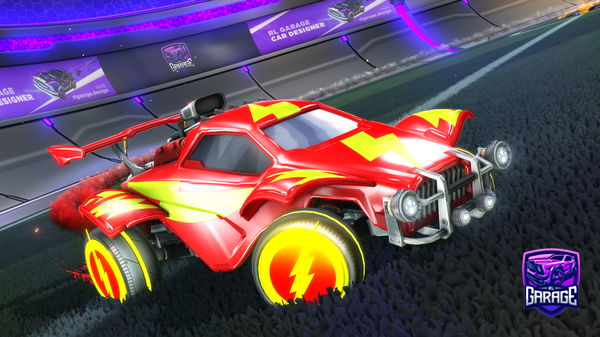 A Rocket League car design from Goofy_Rianneman