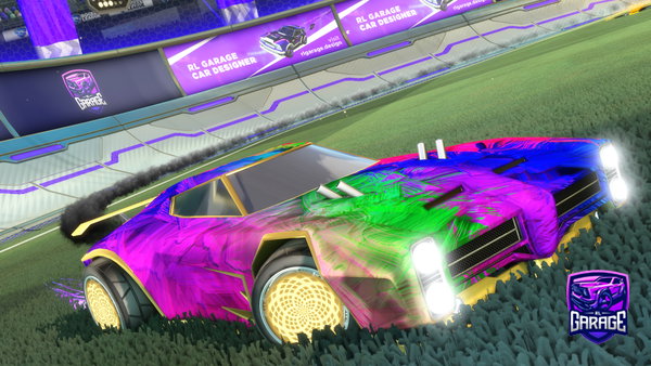 A Rocket League car design from PandaGamer5396