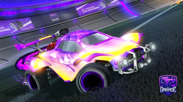 A Rocket League car design from JVRTrading