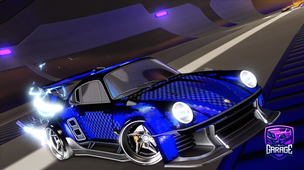 A Rocket League car design from DARK3TO