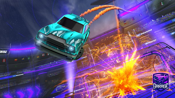 A Rocket League car design from Harrymanofi
