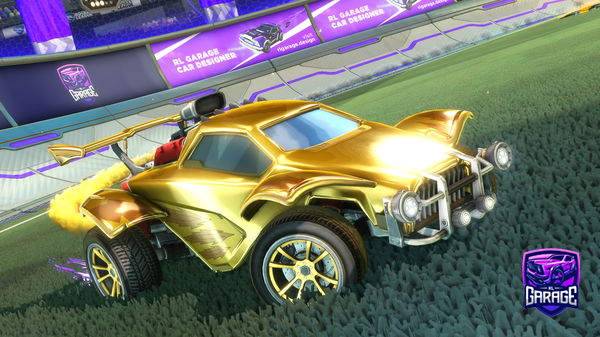 A Rocket League car design from Zurinko