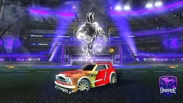 A Rocket League car design from wesIey