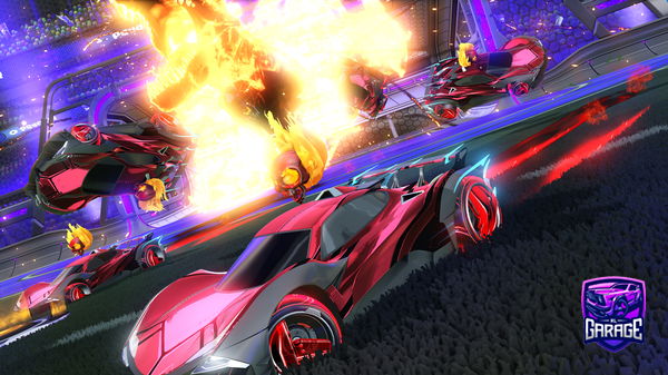 A Rocket League car design from BurgerBoyforliffe