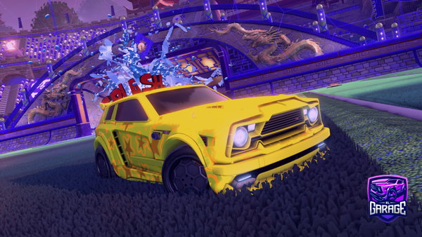 A Rocket League car design from InkDemon47