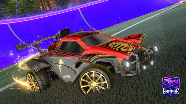 A Rocket League car design from Isakiscoolbtw