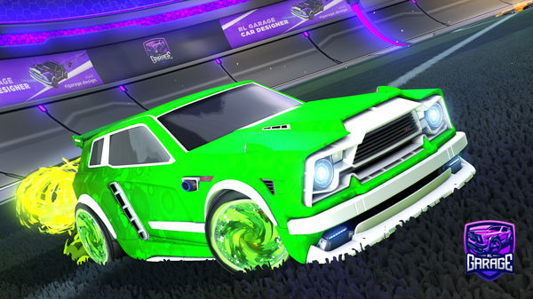 A Rocket League car design from Fisheer