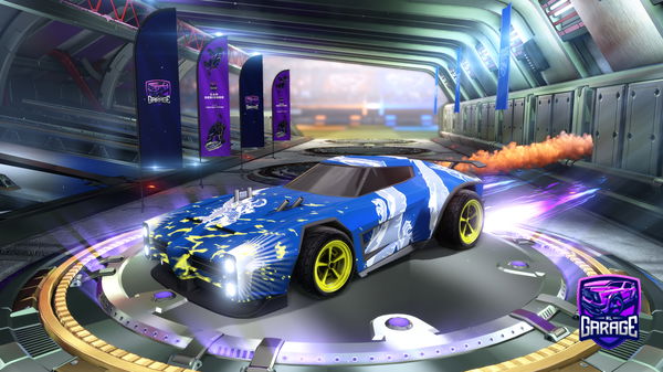 A Rocket League car design from Rpllnts