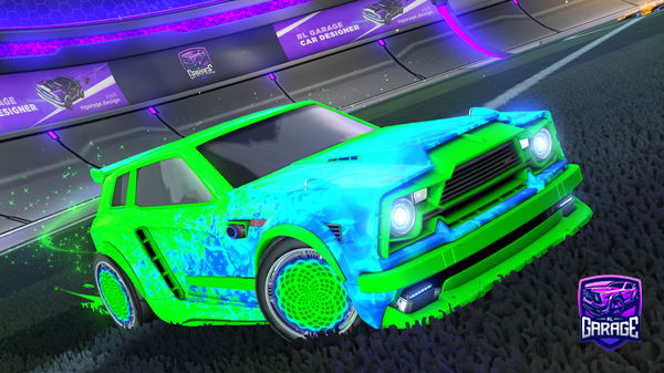 A Rocket League car design from Polopat36