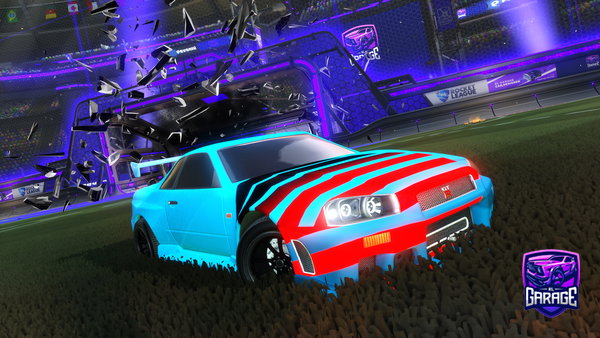 A Rocket League car design from ps-flip-10