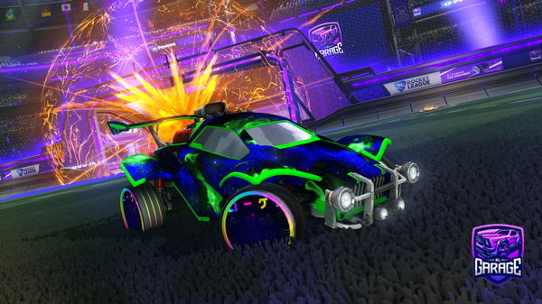 A Rocket League car design from Eltaf