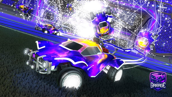 A Rocket League car design from CosmicRay