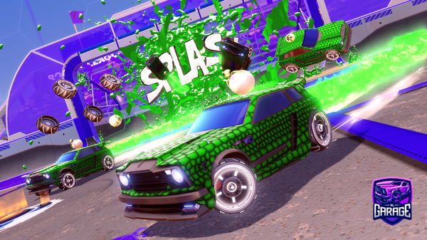 A Rocket League car design from LostDrewby