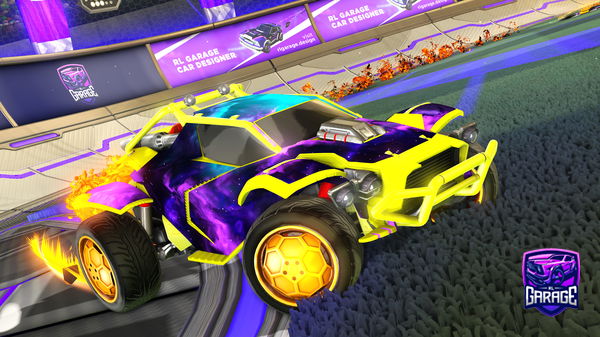 A Rocket League car design from Player1208