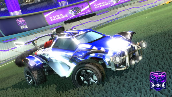 A Rocket League car design from ChewwyBwossom