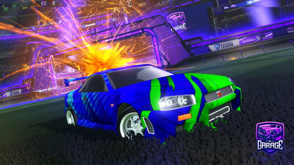A Rocket League car design from Kian01