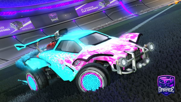 A Rocket League car design from Kampfkanickel16