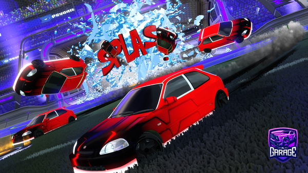 A Rocket League car design from OptixClxdzz