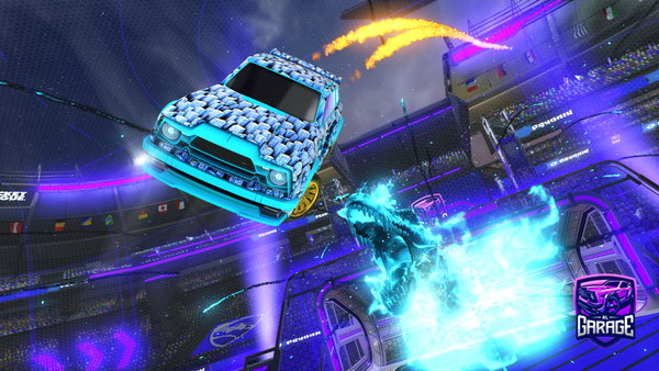 A Rocket League car design from EHM10