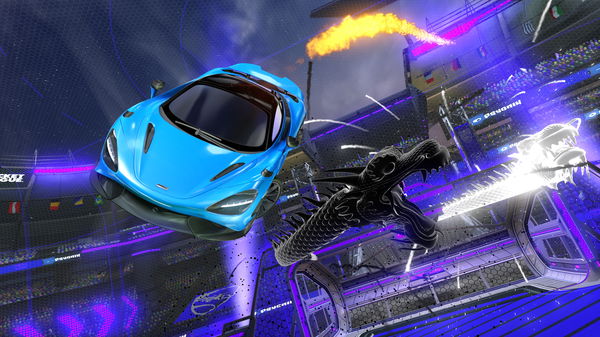 A Rocket League car design from VTX_pookie