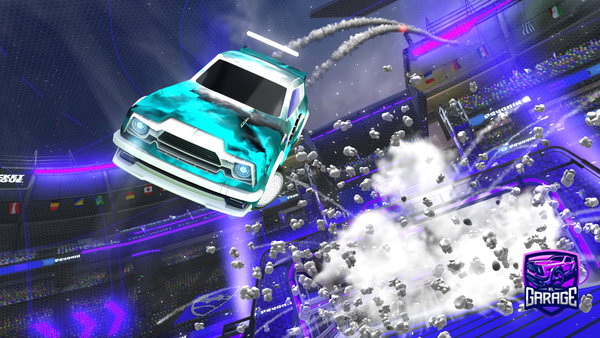 A Rocket League car design from Emzi4