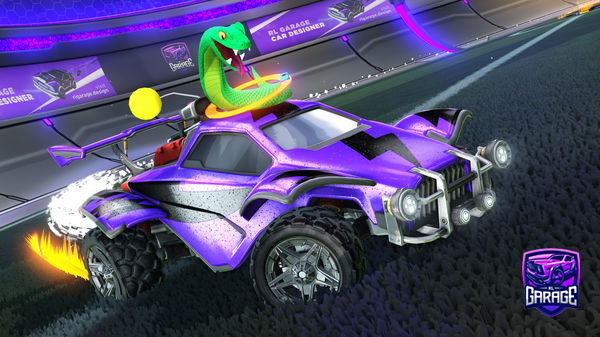 A Rocket League car design from Cafezin987