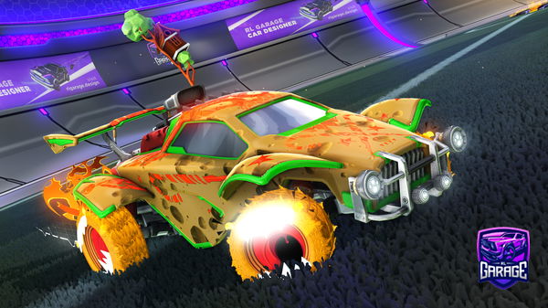 A Rocket League car design from Toxic_Chawin