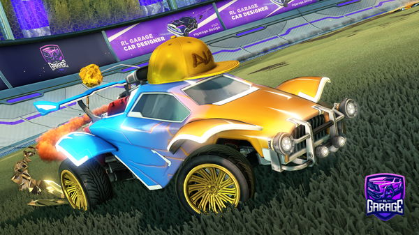 A Rocket League car design from BradyBear