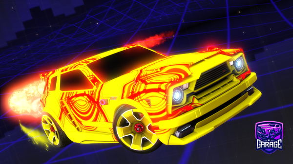 A Rocket League car design from danbow88