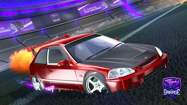 A Rocket League car design from tchap