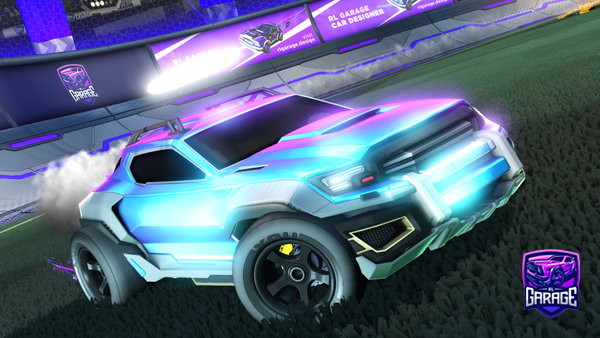 A Rocket League car design from Roxps