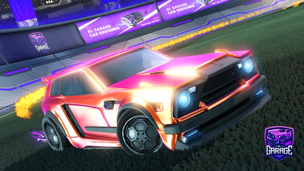 A Rocket League car design from NxVyRB9