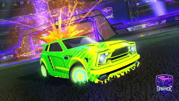 A Rocket League car design from Hayden_evans